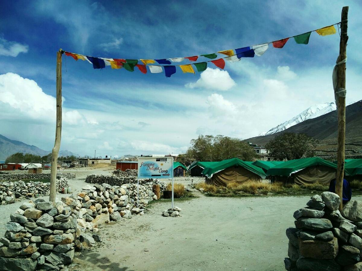 Pangong Delight Camps And Cottages Spangmik Eksteriør bilde