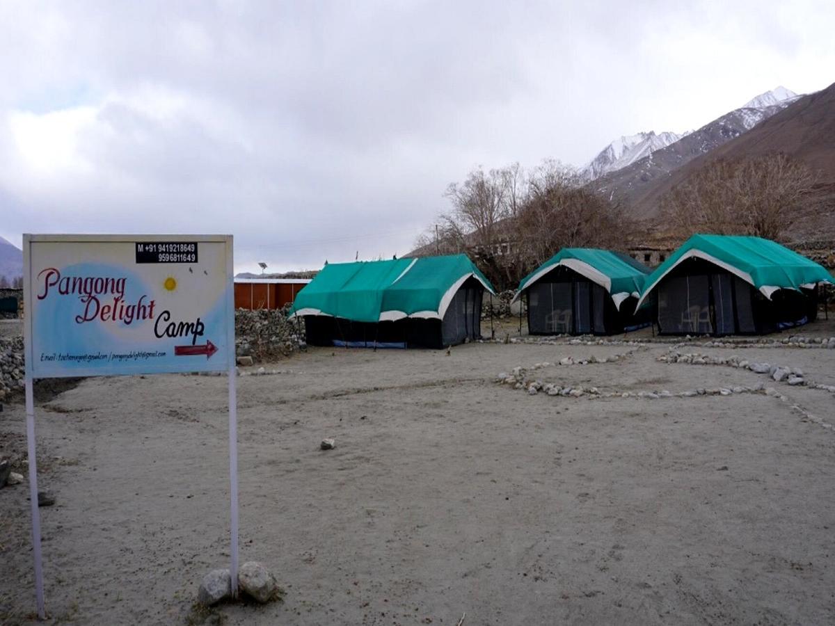Pangong Delight Camps And Cottages Spangmik Eksteriør bilde